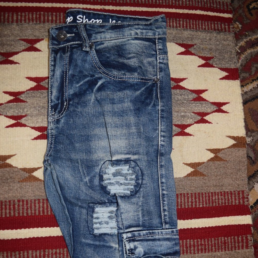 Distressed Mens Jeans